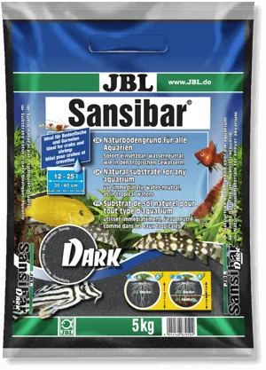 Sustrato de acuario plantado: arena negra sansibar dark