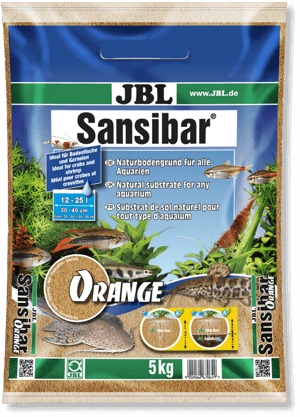 Sustrato de acuario plantado: arena naranja sansibar orange