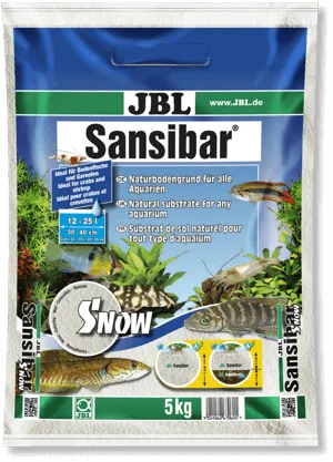 Comprar sustrato acuario plantado, arena sansibar snow de jbl