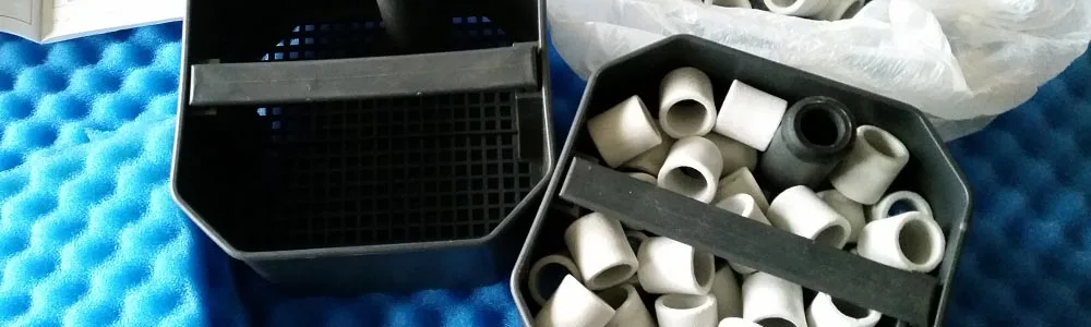 Material filtrante para acuario platando